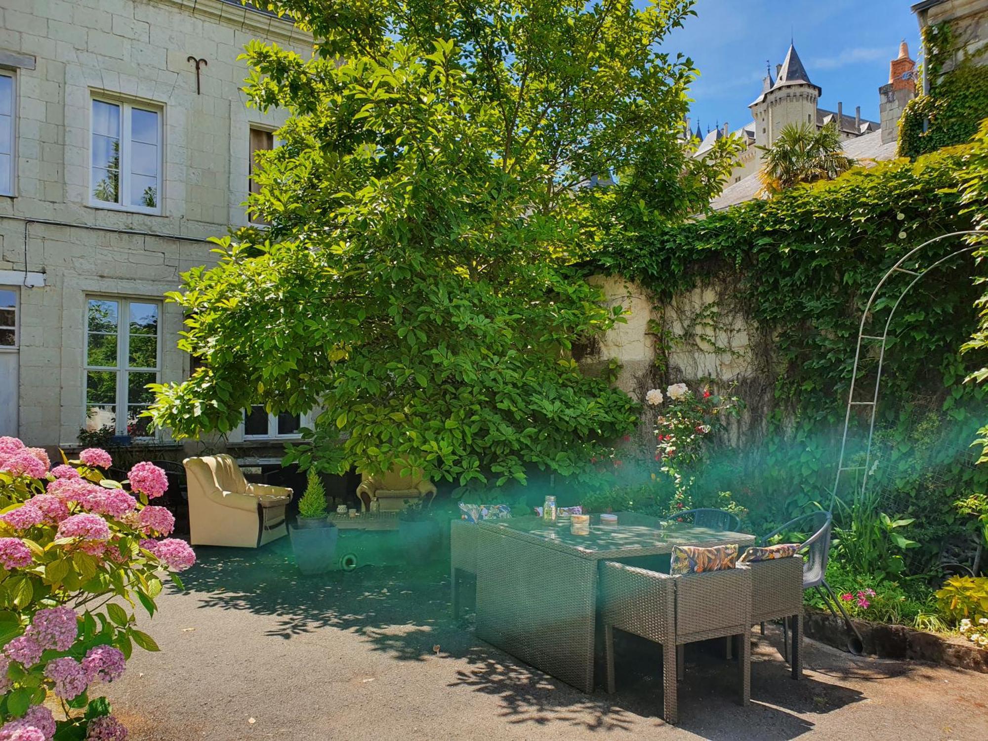 Vue Sur Chateau Et Loire Saumur Eksteriør bilde
